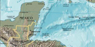 Χάρτης του κόλπου της Ονδούρας