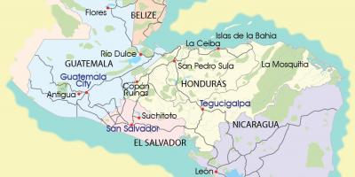 Χάρτης της mosquitia Ονδούρα